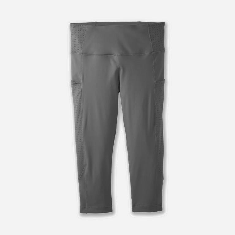 Brooks Method 1/2 Crop Mujer Leggings - Grises (2174YLBTC)